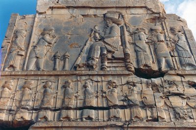 Artaxerxes I (464-24) ontvangt een grootvorst in 